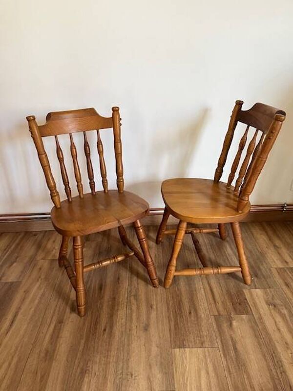 Paire de chaises western