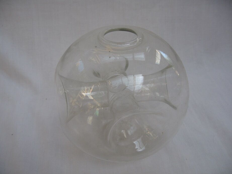 Glass ball vase