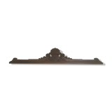 Old wooden pediment