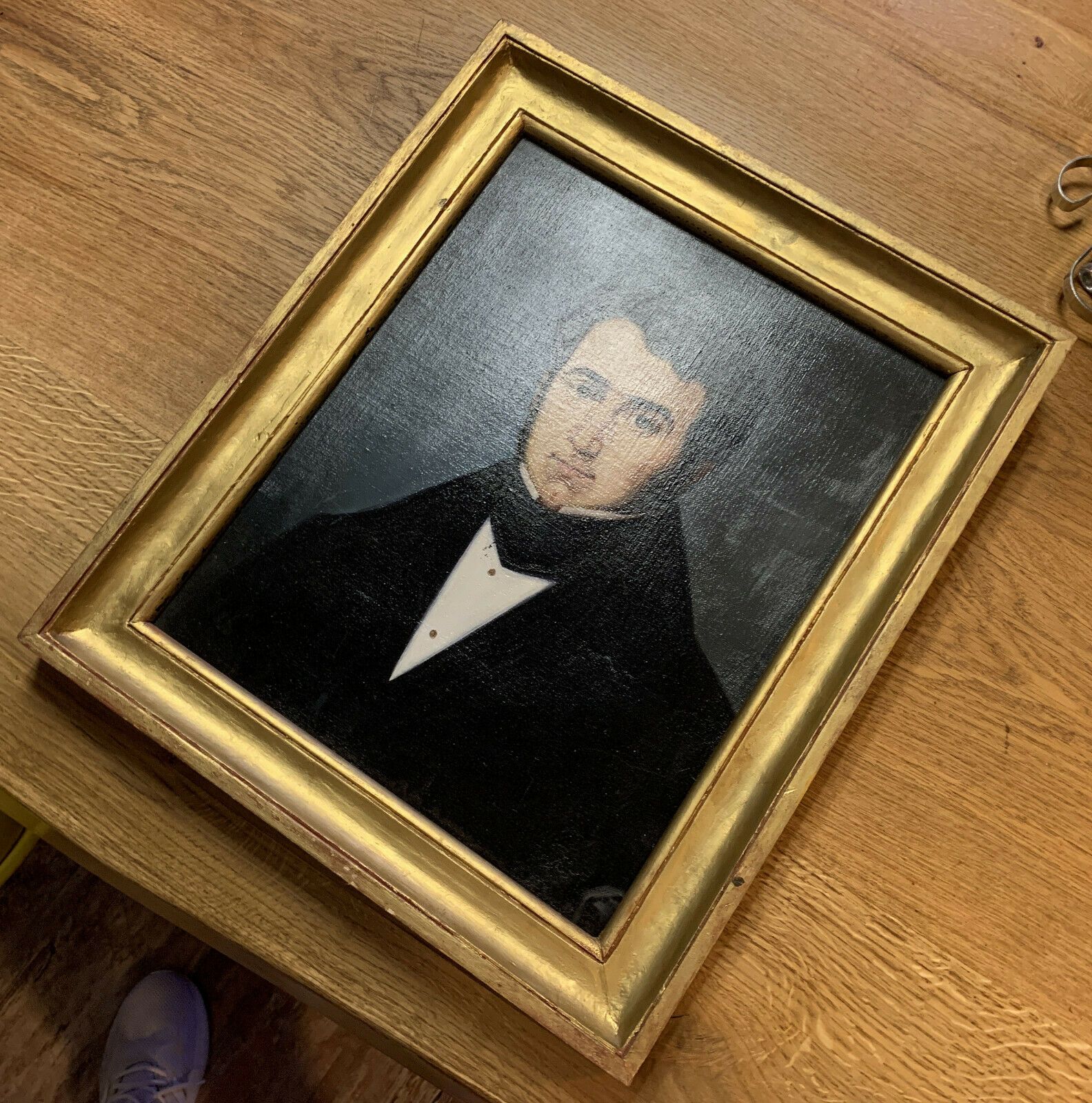 French School around 1880 oil on canvas depicting a notable historical figure (G)