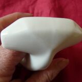 White porcelain art deco coat hook
