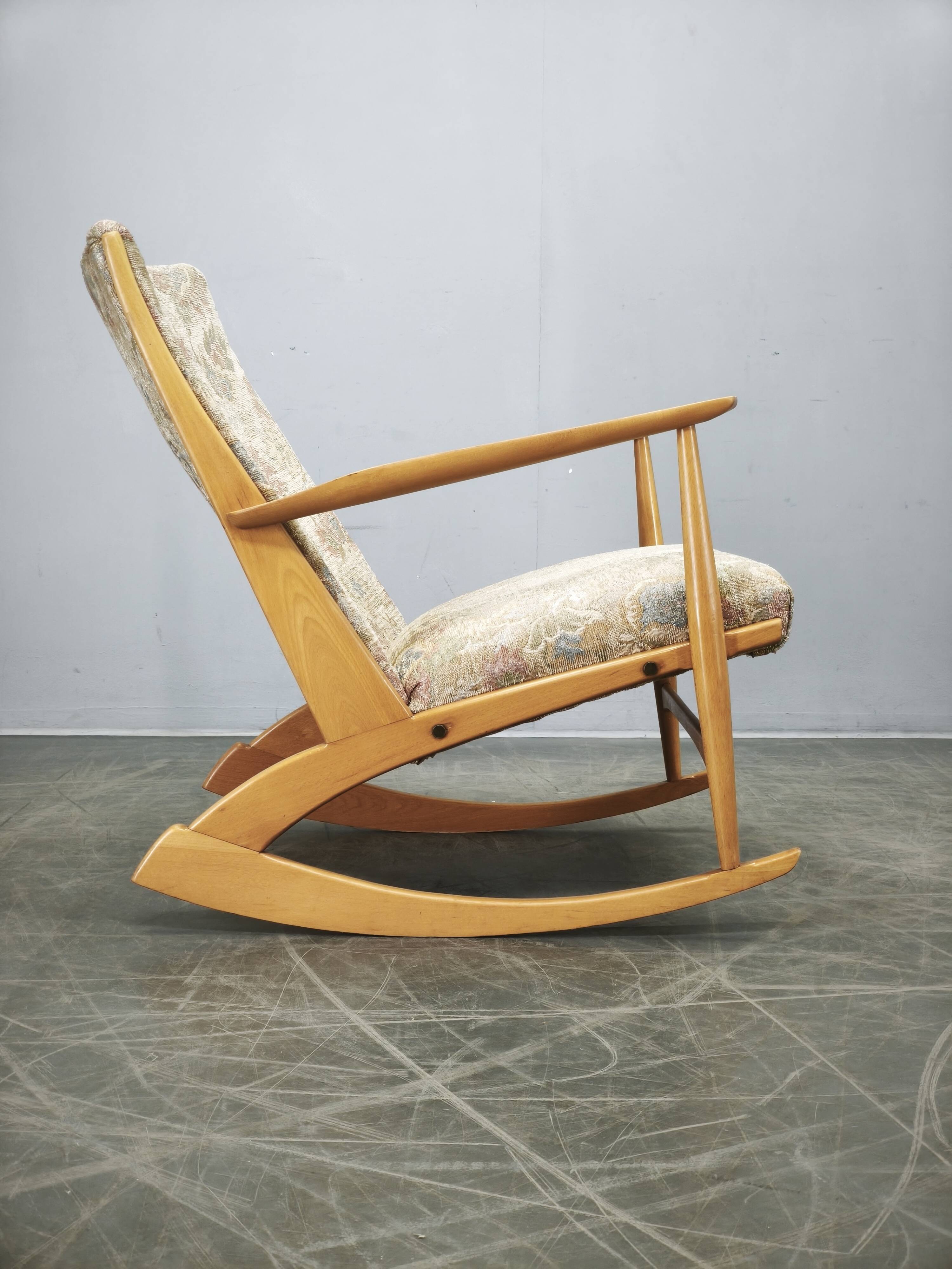 Boomerang Rocking Chair by Holger Georg Jensen, Denmark, 1960s