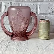 Vintage purple art deco verelys vase, "les campanules" model