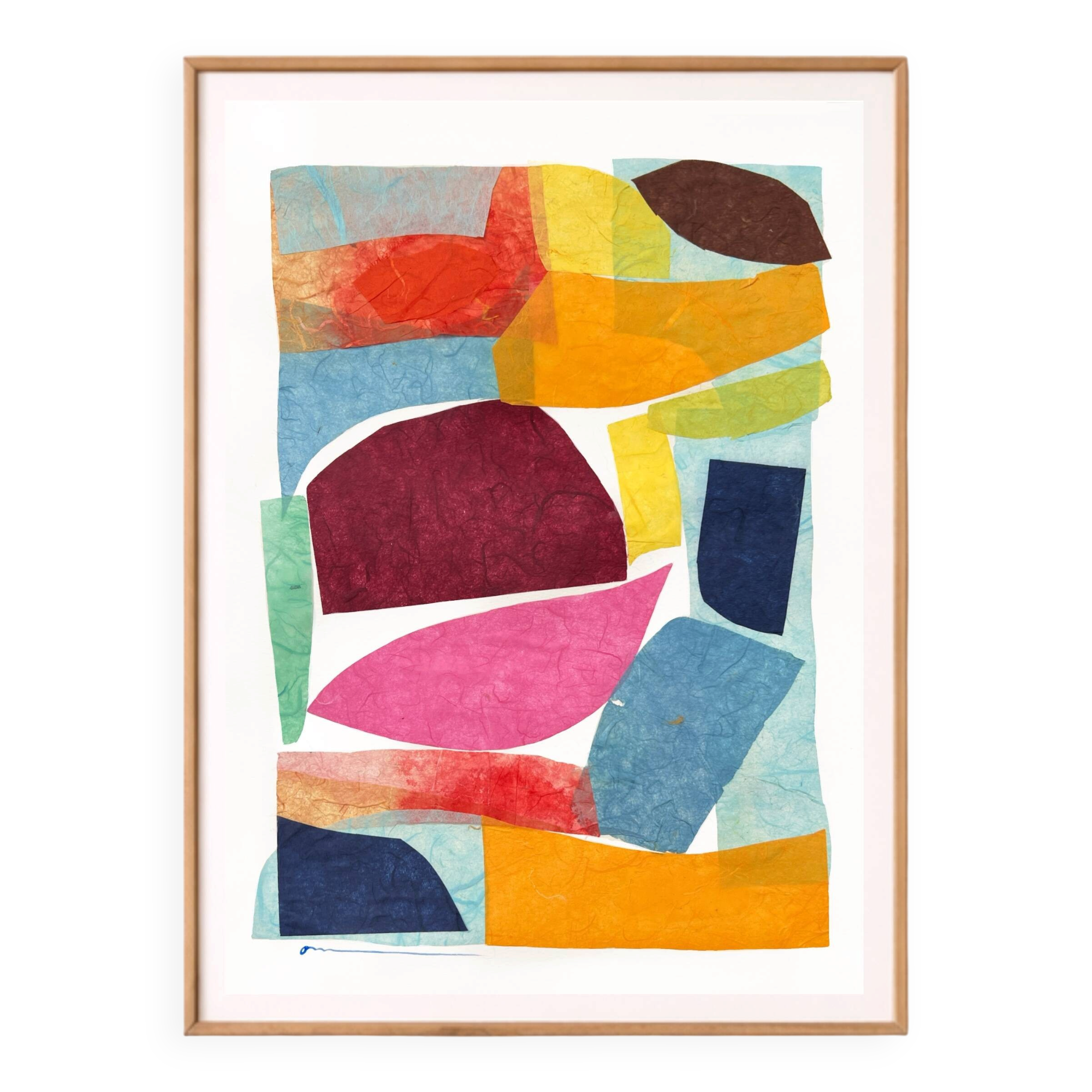 Collage on paper