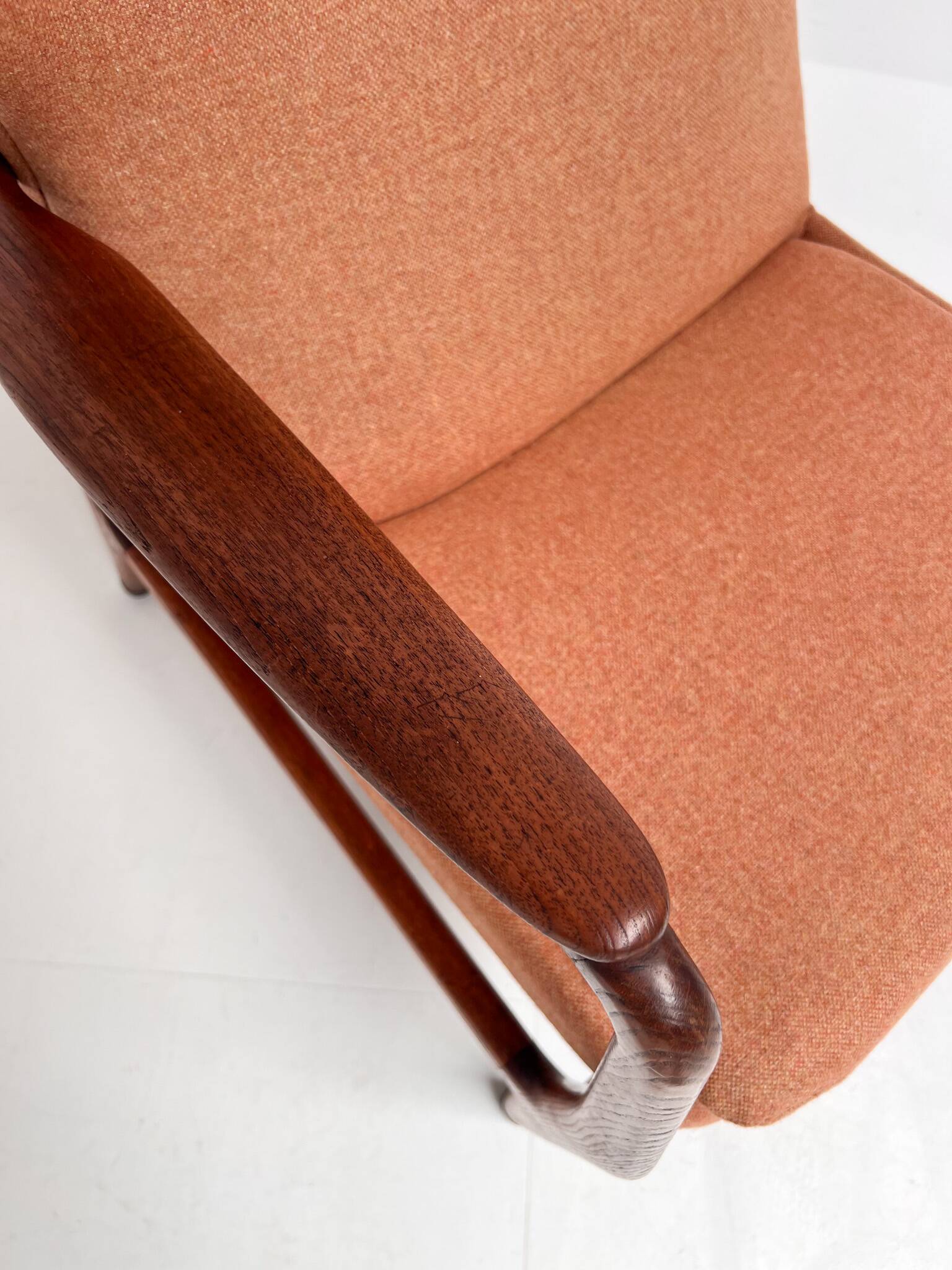 Re upholstered Edith armchair by Bovenkamp, 1960’s