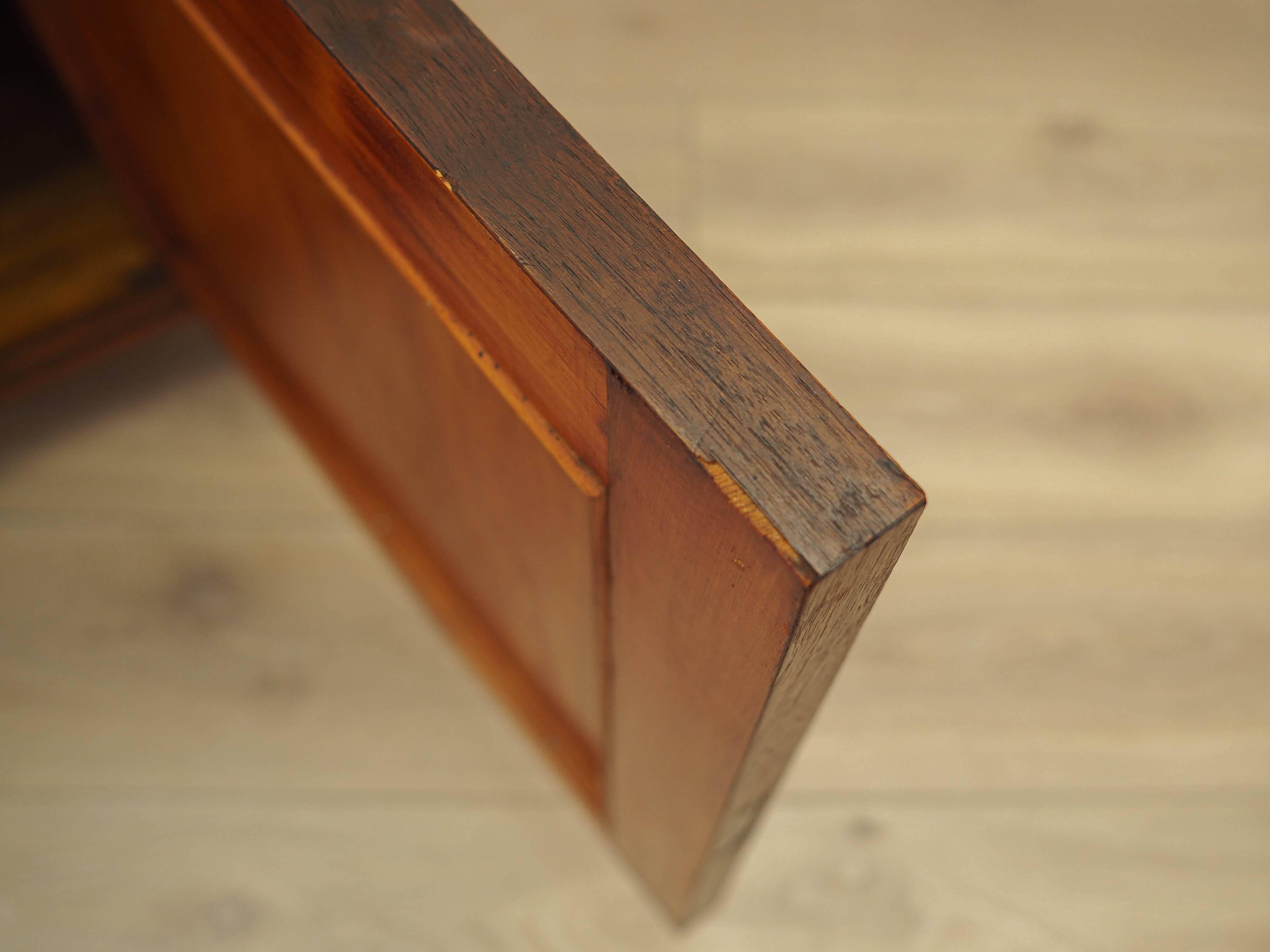 Burr wood cabinet, solid wood, Danish design, 1960s