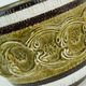 italian mid century PLANT POT nuovo rinascimento relief decor white brown