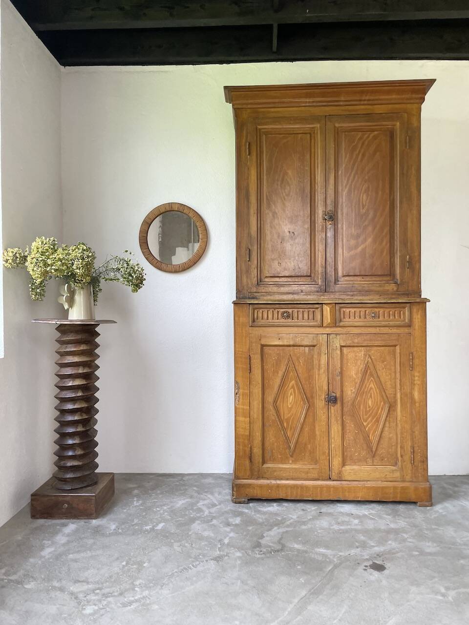 Two-body grocery cabinet, 1900