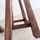 Pair of oak stools from the 1960s.
