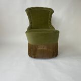 Vintage green bedroom chair