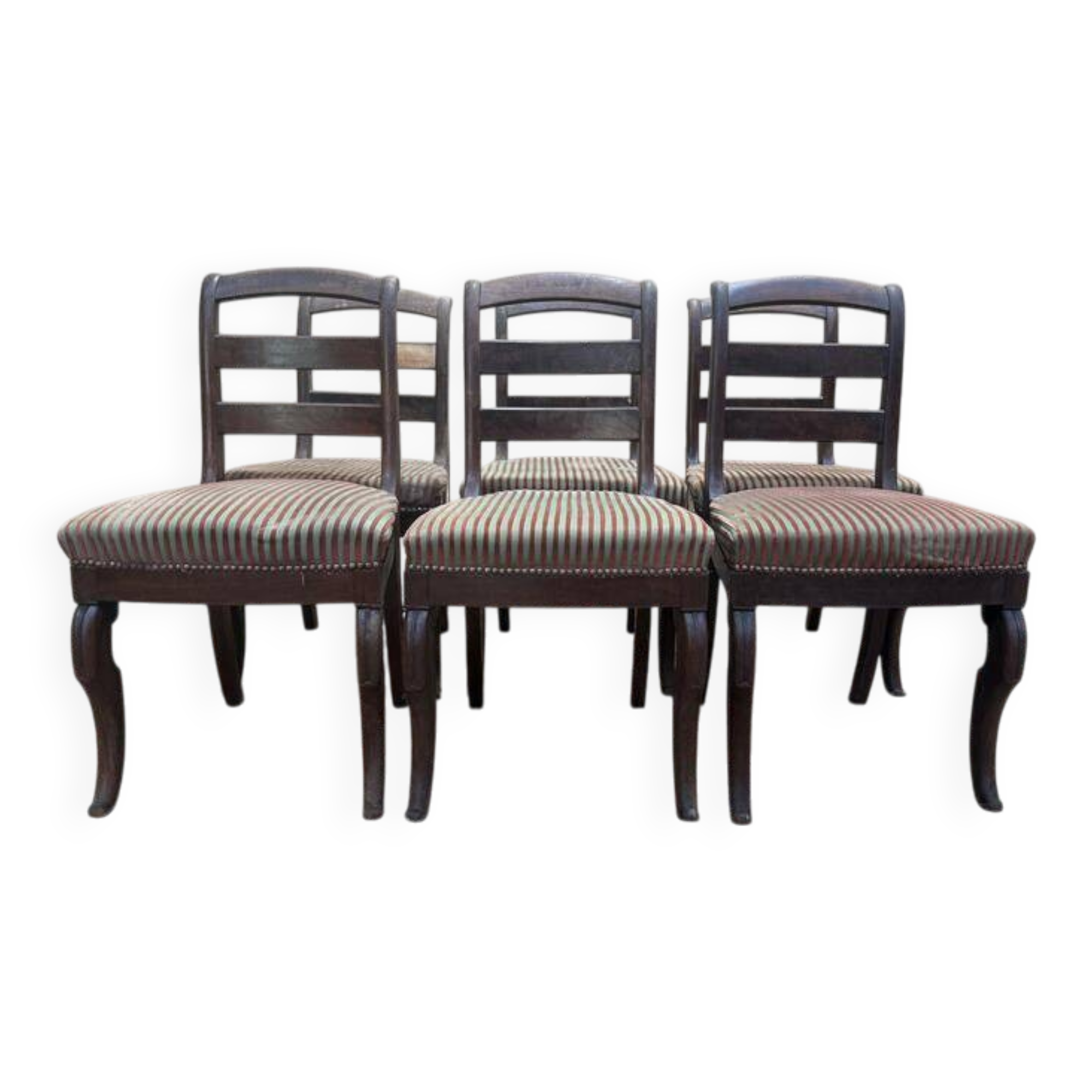 Suite de 6 chaises époque Restauration à restaurer