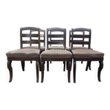 Suite de 6 chaises époque Restauration à restaurer