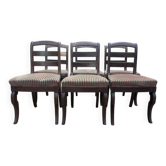 Suite de 6 chaises époque Restauration à restaurer