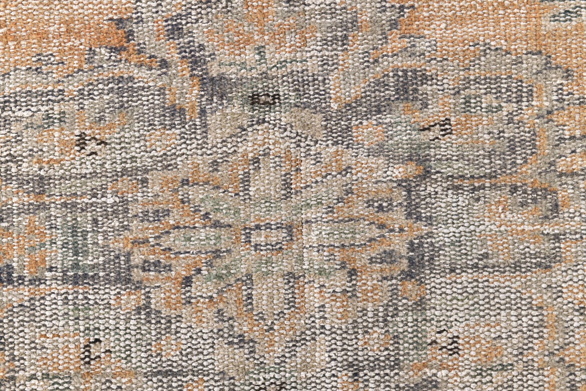Tapis vintage classique orange 57s 158x260 cm
