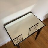 Mirrored side table