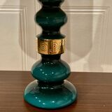 Paire de lampes verre Design scandinave 1950.