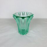 Art Deco vase Pierre d'Avesn, green color