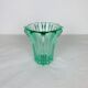 Art Deco vase Pierre d'Avesn, green color