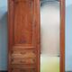 Art Nouveau carved walnut cabinet