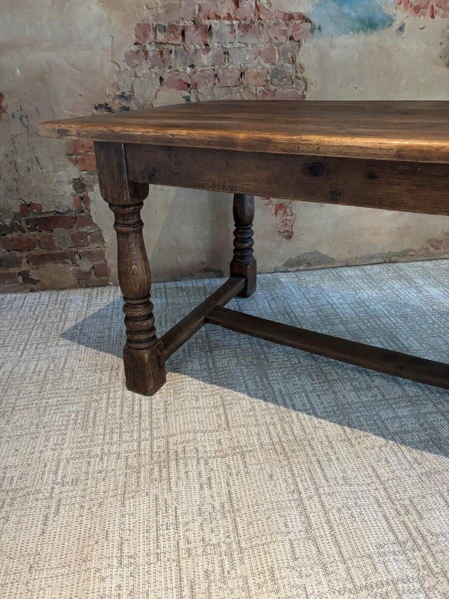 Dining table canteen in oak, 1940s