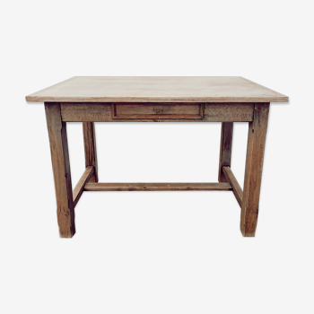 Table de ferme vintage en bois