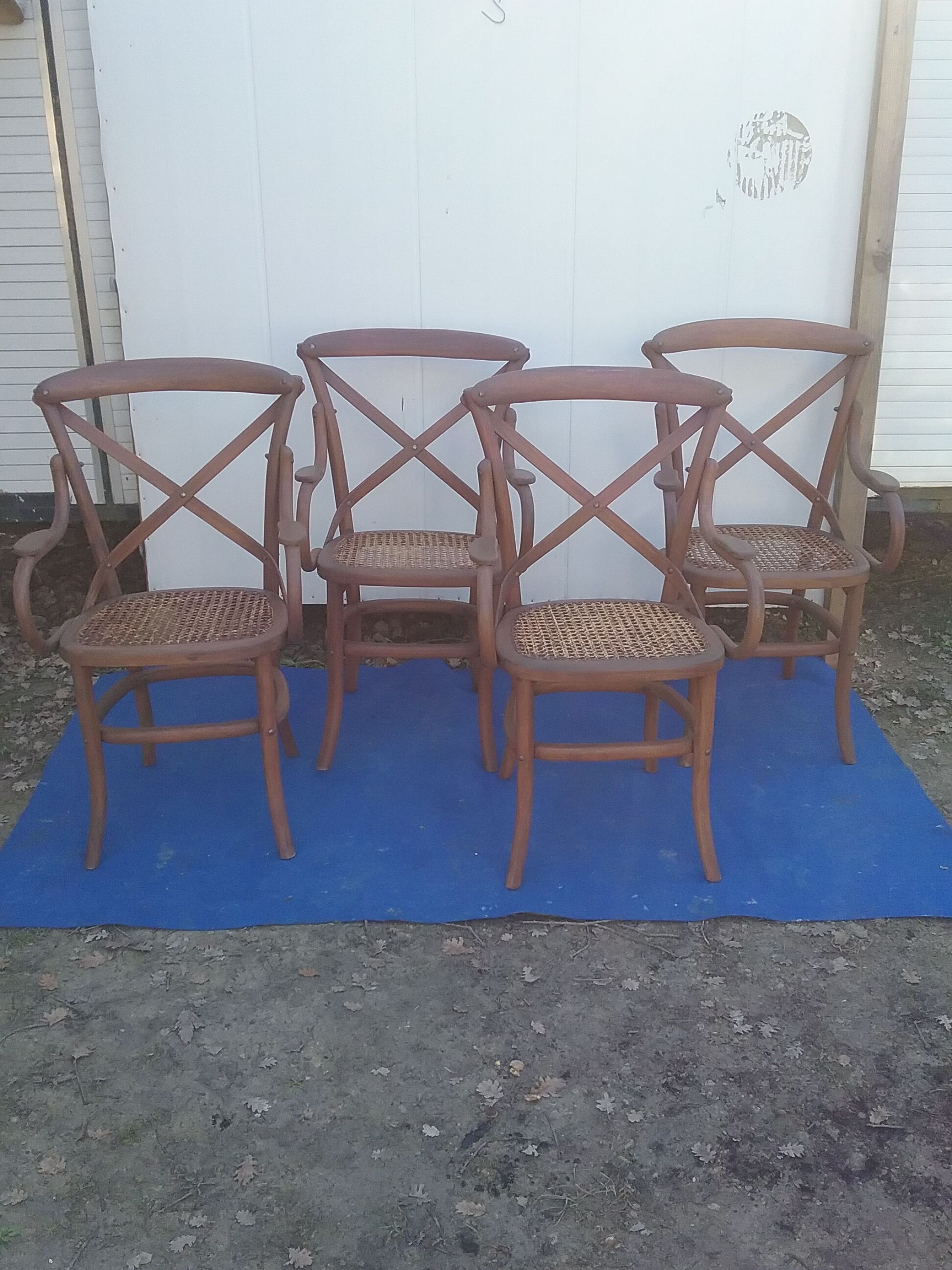 4 bistro armchairs