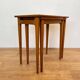 Set of two wood side/nesting tables - Germany, 1970s