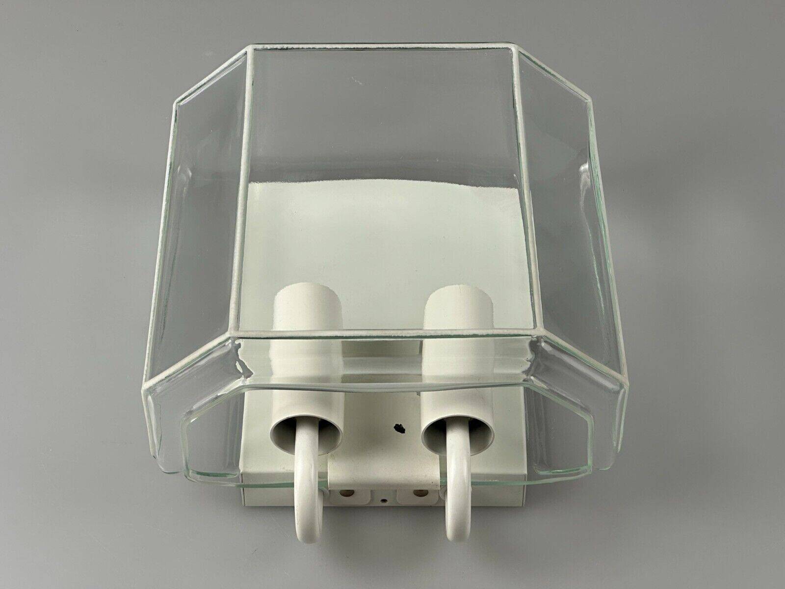 60s 70s wall lamp Glashütte Limburg Germany Glass & Metal Age Design