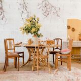Rattan desk