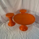 Tam Tam Table and Stools by Henry Massonnet for Stamp