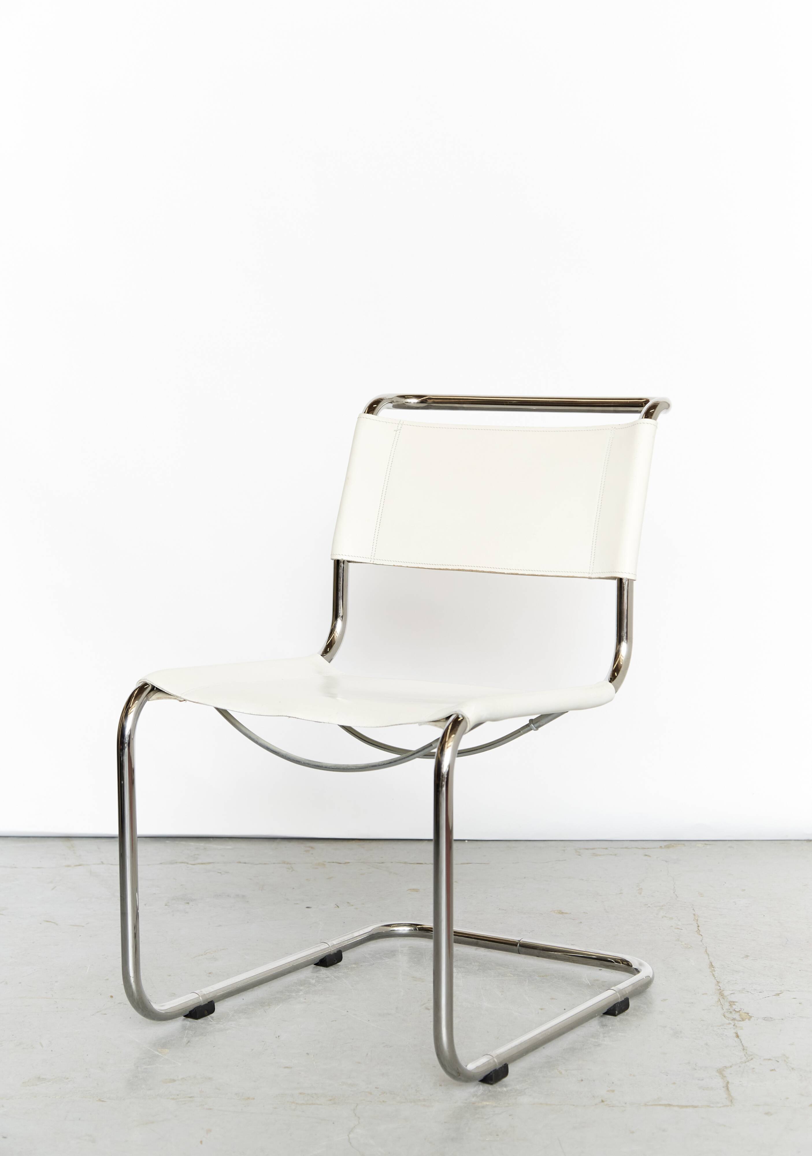 Chaises  S33 Mart Stam Thonet, lot de 4