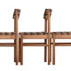 6 chaises Baumann vintage 1960