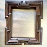 Cadre en bois ancien 27,5 cm x 23,5 cm