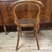 Curved wood armchair Jacob & Josef Kohn 1900