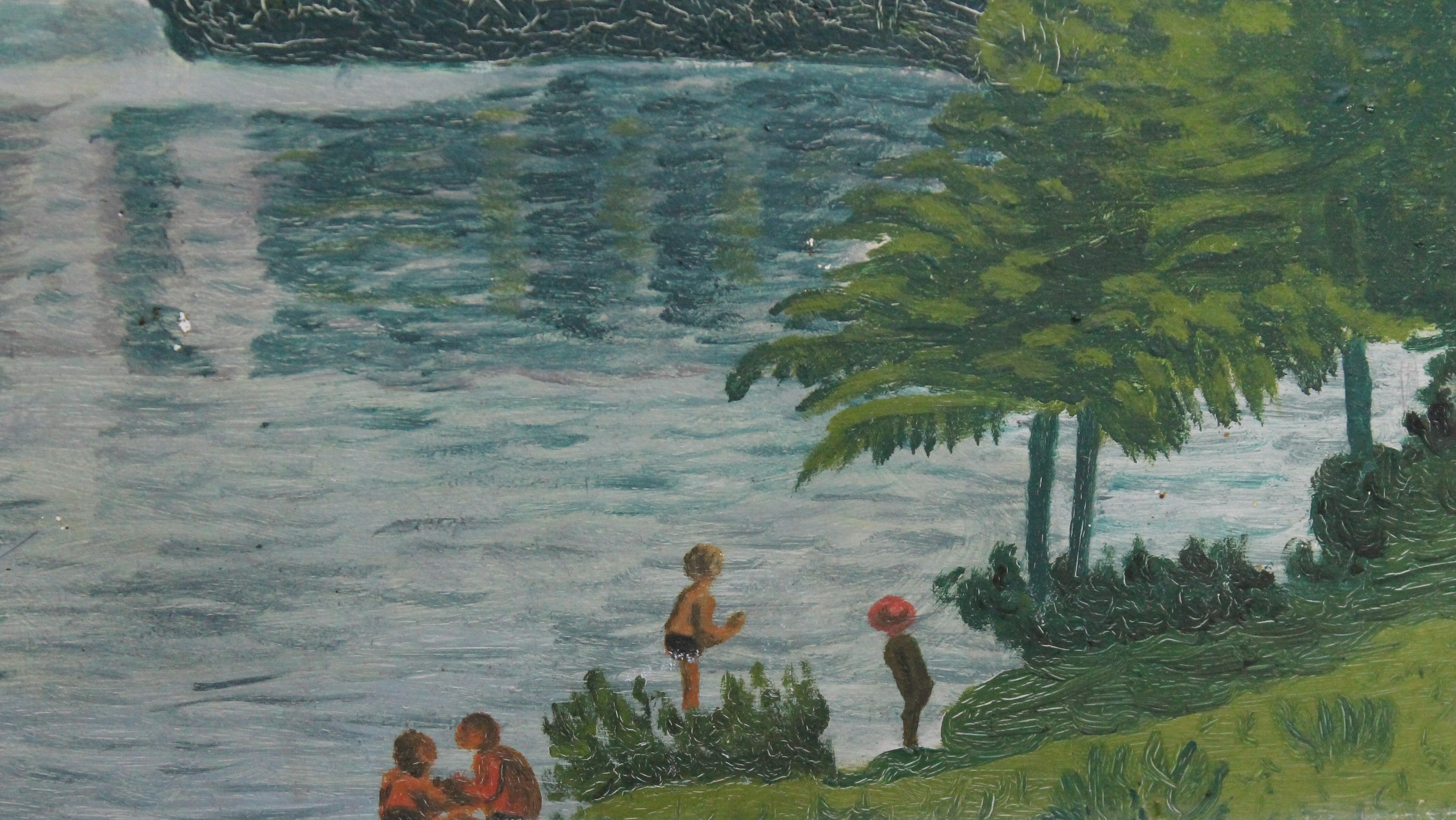 Table P. Sonneville "holidays at the lake"