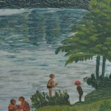 Table P. Sonneville "holidays at the lake"