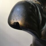 Bronze effect plaster child bust