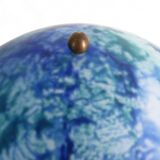 Glass paste mushroom lamp, swivel head, years 60