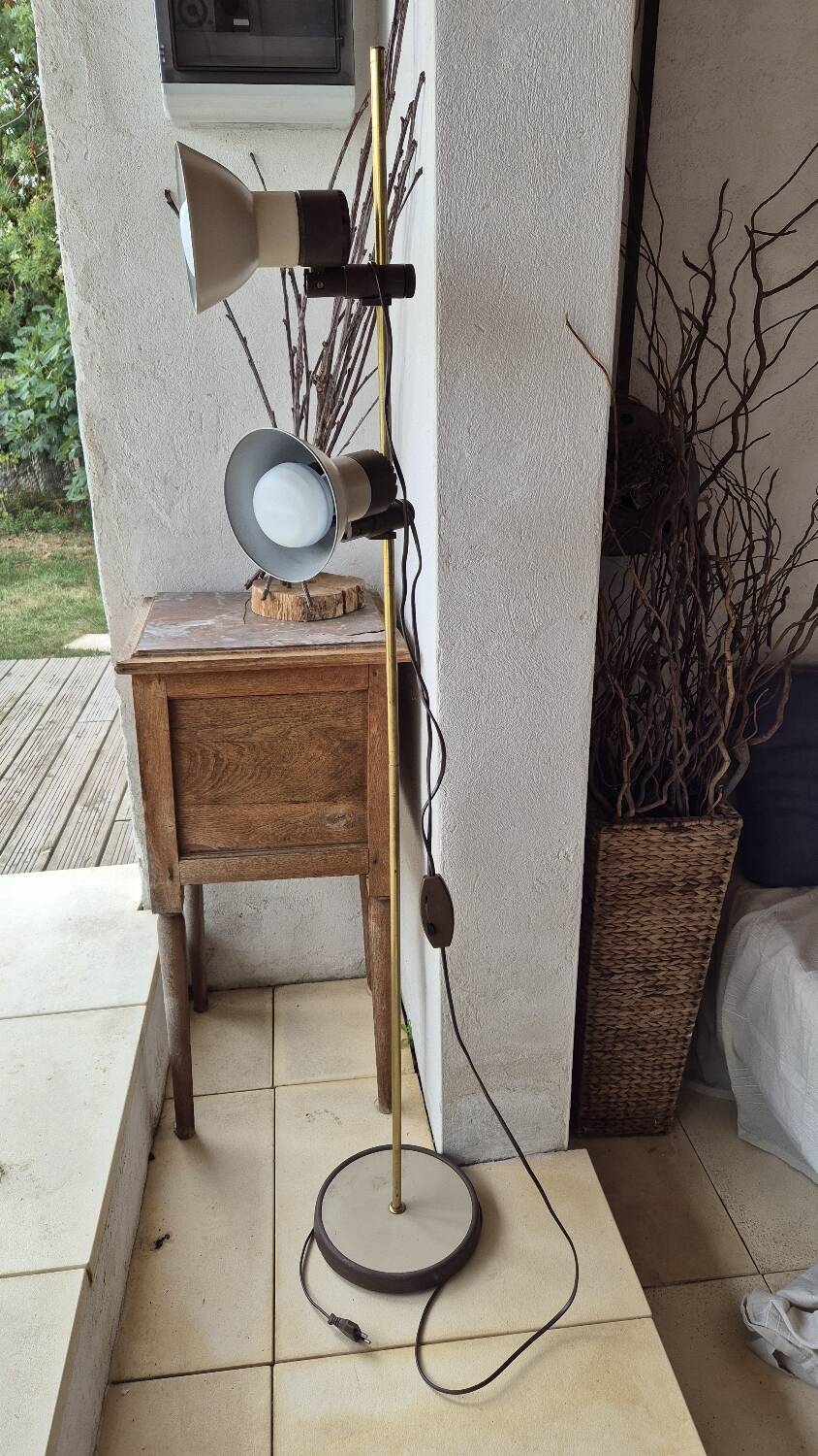 1960s spotlight floor lamp