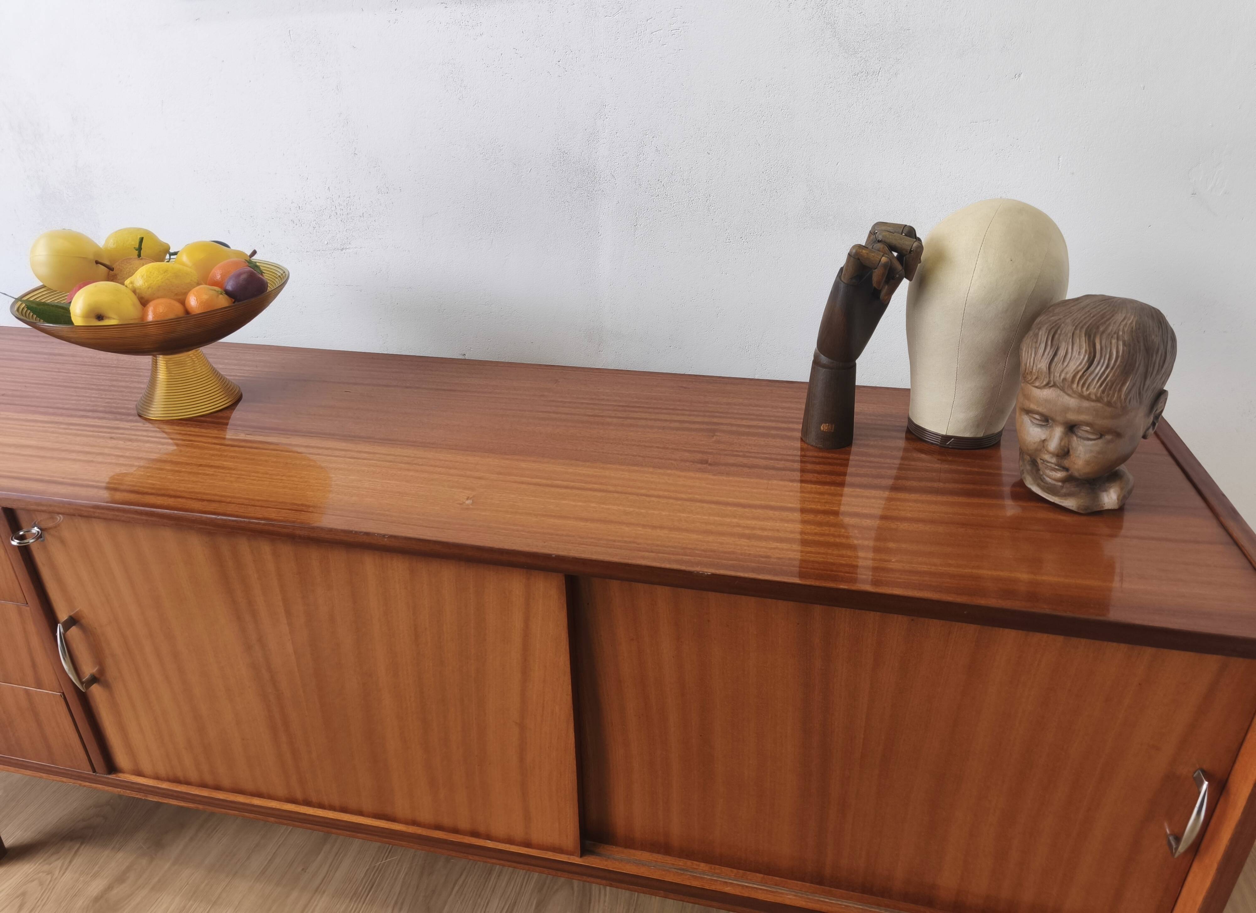 Modernist long sideboard from the 1970s.