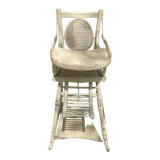 Vintage baby high chair from the late 19th and early 20th centuries