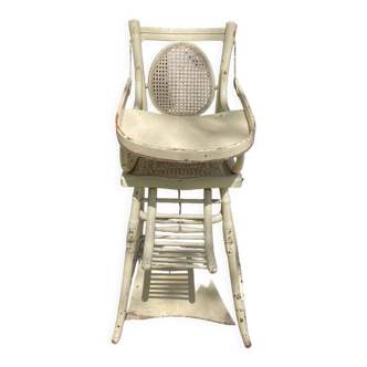 Vintage baby high chair late 19th, early 20th