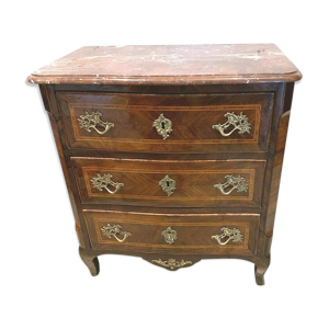 Commode Régence en placage