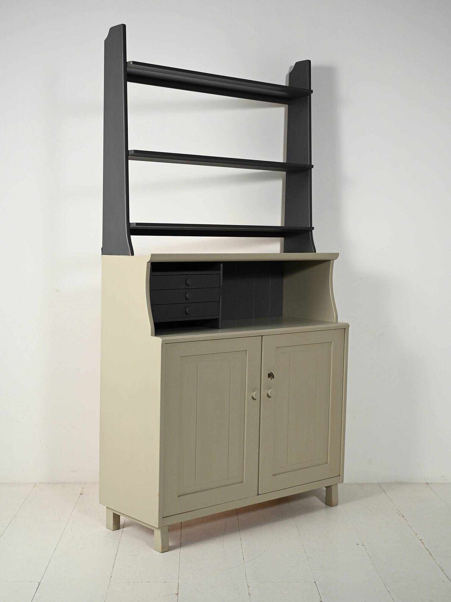 “Visingsö” cabinet with open shelves by Carl Malmsten for Svensk Fur, 1950s