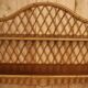 Pair of rattan wall shelves attributed to Audoux Minet