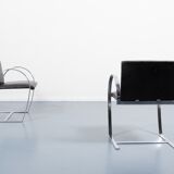 Pair of sculptural Italian chairs from the 1970s