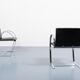 Pair of sculptural Italian chairs from the 1970s