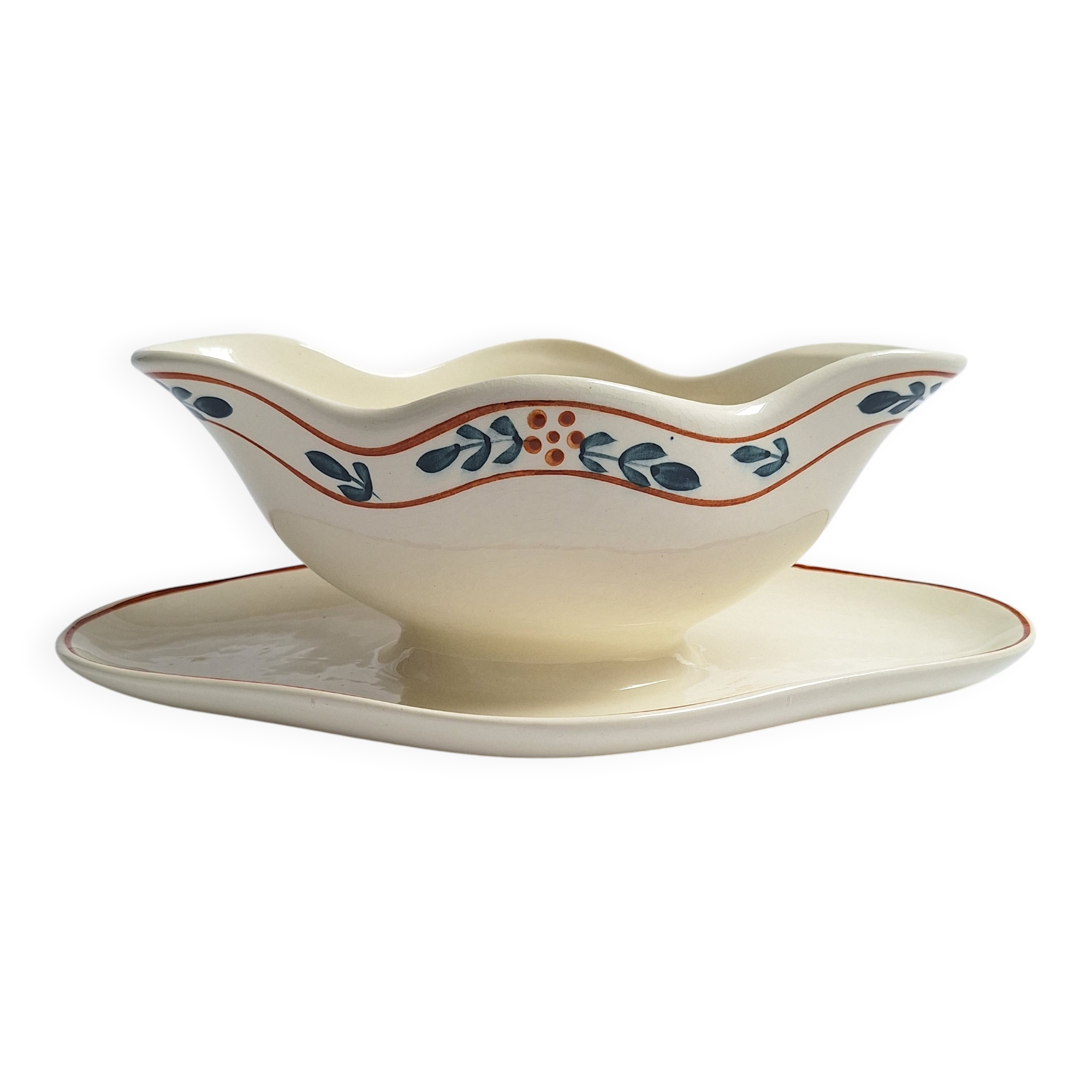 Charbonnier Salins sauce boat model Fécamp