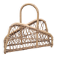 Rattan magazine rack