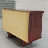 Rosewood and chrome sideboard, 60's